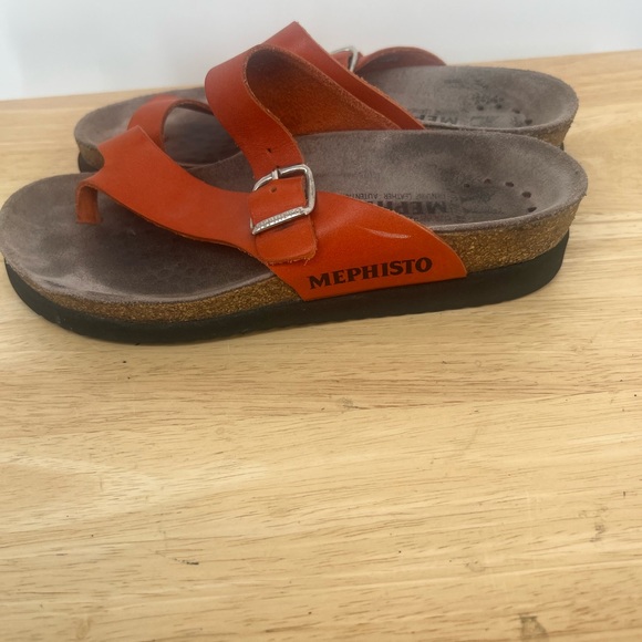 Mephisto Orange Sandals - Picture 5 of 9
